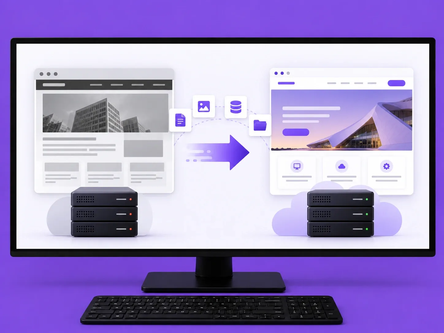 Infraestructura digital para una migración web